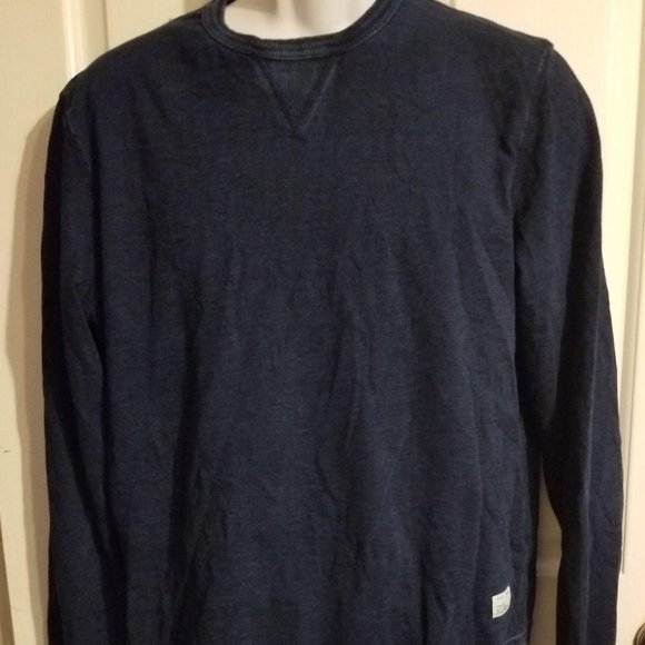Frank & Oak Blue Crewneck Pullover Sz L - Picture 1 of 4